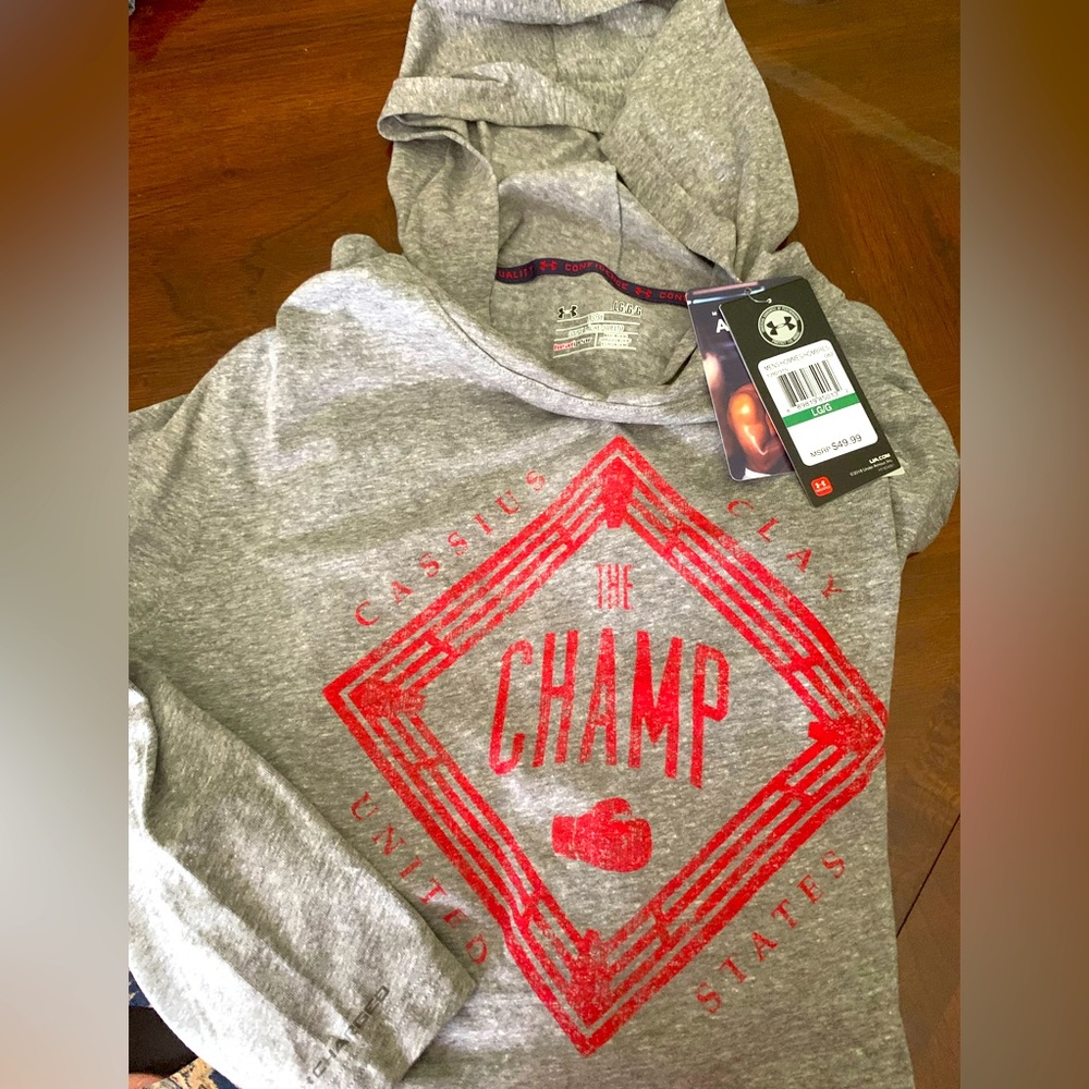 Under Armour HeatGear Cassius Clay Hoodie Size L